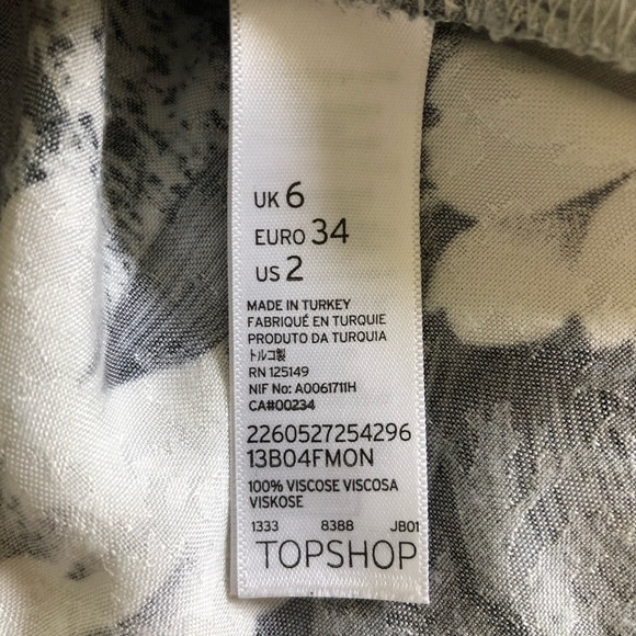 Topshop tropical floral top - Picture 6 of 6